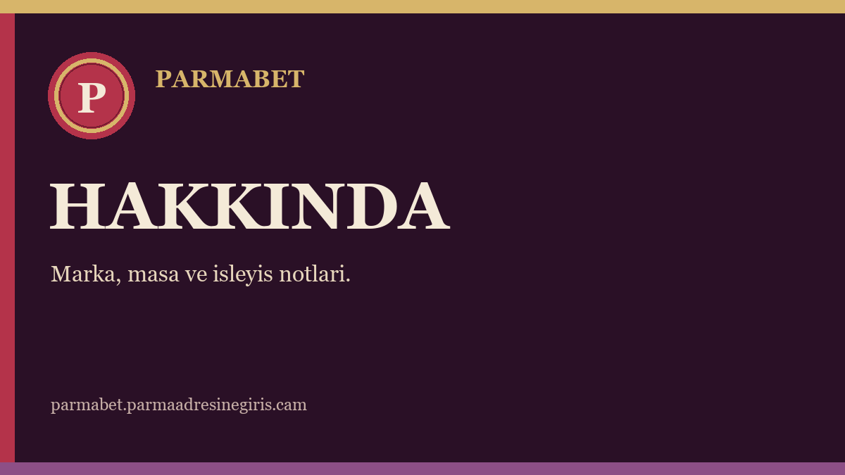 Parmabet hakkında kapak